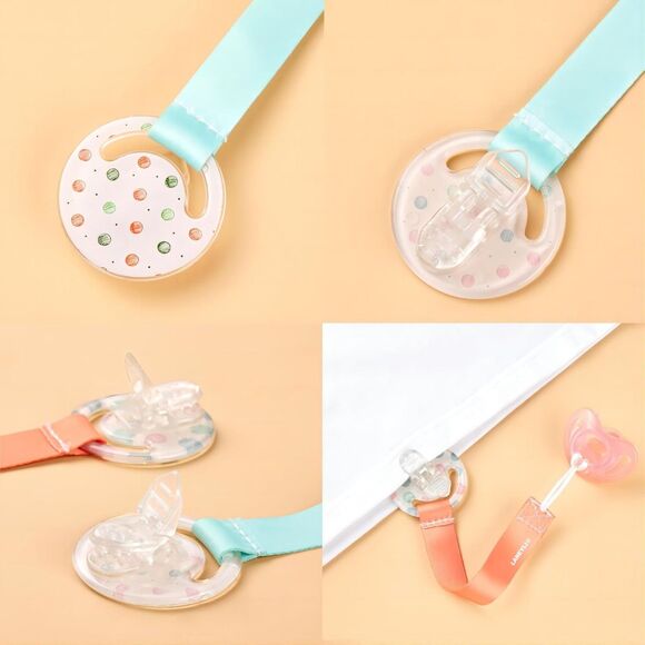 Pacifier Clip for Boys and Girls‎ Set of 2 (3764) NEW IN PACKAGE - Picture 2 of 3